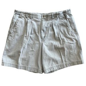 Vintage Big Dog's 1X Beige Cotton Shorts Trunks